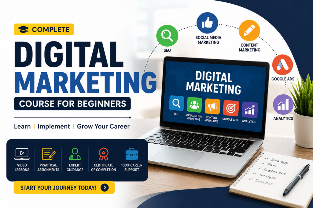 Best Digital Marketing Course Guide for Beginners in 2026